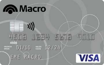 Tarjeta de crÃ©dito Visa Platinum Macro
