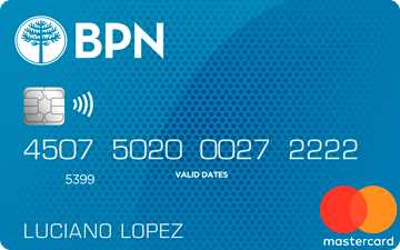 Tarjeta de crédito Mastercard Internacional Bpn