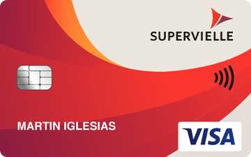 Tarjeta de crÃ©dito Visa Internacional Banco Supervielle