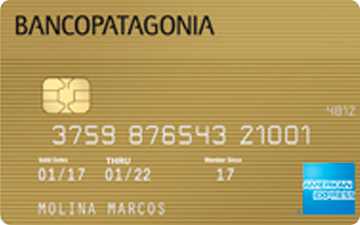 Tarjeta de crÃ©dito American Express Gold Banco Patagonia