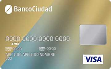 Tarjeta de crÃ©dito Visa Oro Banco Ciudad