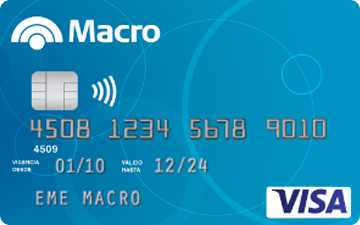 Tarjeta de crédito Visa Macro Macro