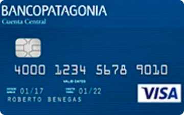 Tarjeta de dÃ©bito Visa Classic Banco Patagonia