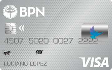 Tarjeta de crédito Visa Platinum Bpn