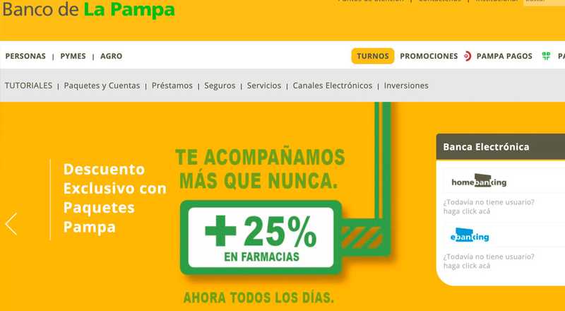 Información general - Banco de La Pampa