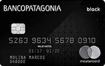 Tarjeta de crÃ©dito MasterCard Black Banco Patagonia