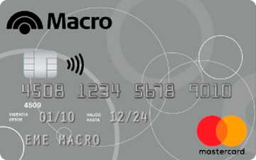 Tarjeta de crÃ©dito Mastercard Platinum Macro