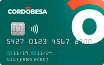 Tarjeta de crédito CORDOBESA Internacional Bancor Banco de Cordoba