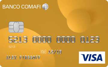 Tarjeta de crédito Visa Gold Banco Comafi