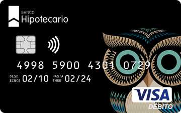 Tarjeta de débito Visa Banco Hipotecario