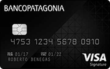 Tarjeta de crédito Visa Signature Banco Patagonia