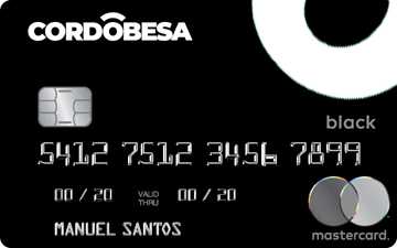 Tarjeta de crédito CORDOBESA Black Bancor Banco de Cordoba