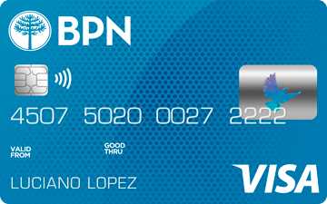 Tarjeta de crédito Visa Internacional Bpn