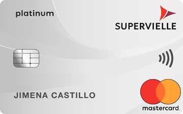 Tarjeta de crédito Mastercard Platinum Banco Supervielle