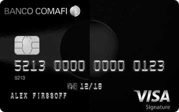 Tarjeta de crédito Mastercard Black Banco Comafi