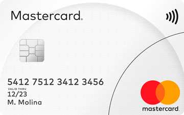 Tarjeta de crédito MasterCard BMV Banco Masventas