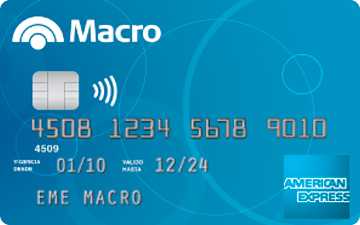 Tarjeta de crÃ©dito American Express Macro Macro