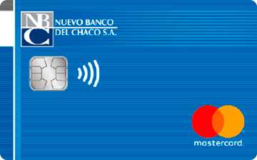 Tarjeta de crÃ©dito Mastercard Standard Nuevo Banco del Chaco