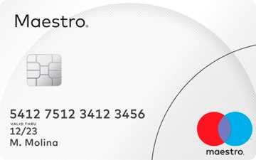 Tarjeta de débito Maestro BMV Banco Masventas
