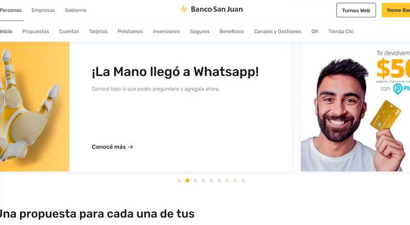 Información general - Banco San Juan