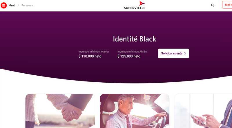 Tarjeta de crédito Identité Black Banco Supervielle