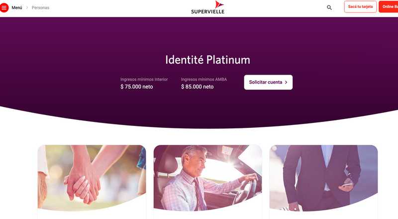 Tarjeta de crédito Identité Platinum Banco Supervielle