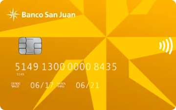 Tarjeta de crÃ©dito Internacional Banco San Juan