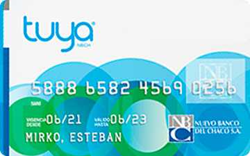 Tarjeta de crédito Tuya IPDUV Nuevo Banco del Chaco