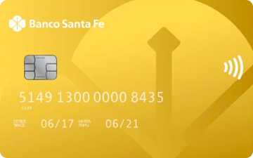 Tarjeta de crédito Gold Banco de Santa Fe