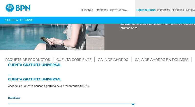 Cuenta Gratuita Universal de Bpn