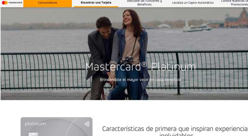 Tarjeta de crédito Mastercard Platinum Nuevo Banco del Chaco