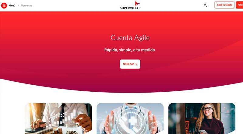 Tarjeta de débito Agile Banco Supervielle